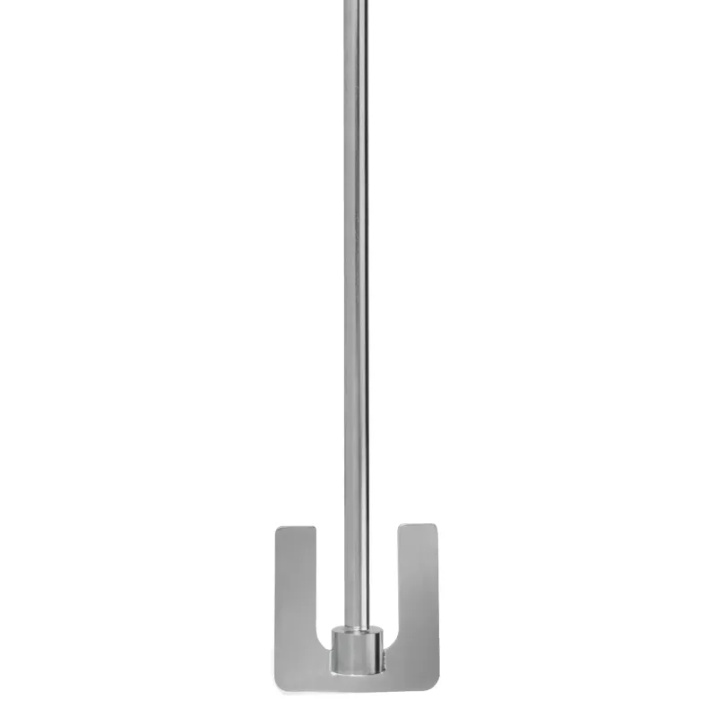 U022- Anchor Blade 2 x 2 in - welded to 16 x 5/16 in shaft - 316 SS electropolished